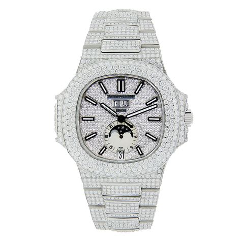 iced out patek watch|patek philippe diamond bezel.